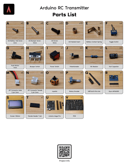 *PRE-ORDER* Arduino RC Transmitter - Hardware Kit